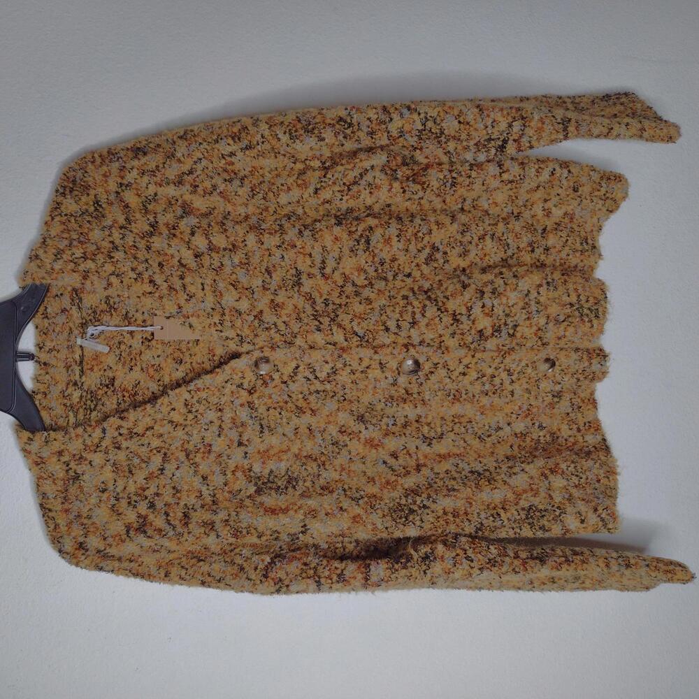 NWT Hello Nite Women's Brown Cardigan Sweater Size Large